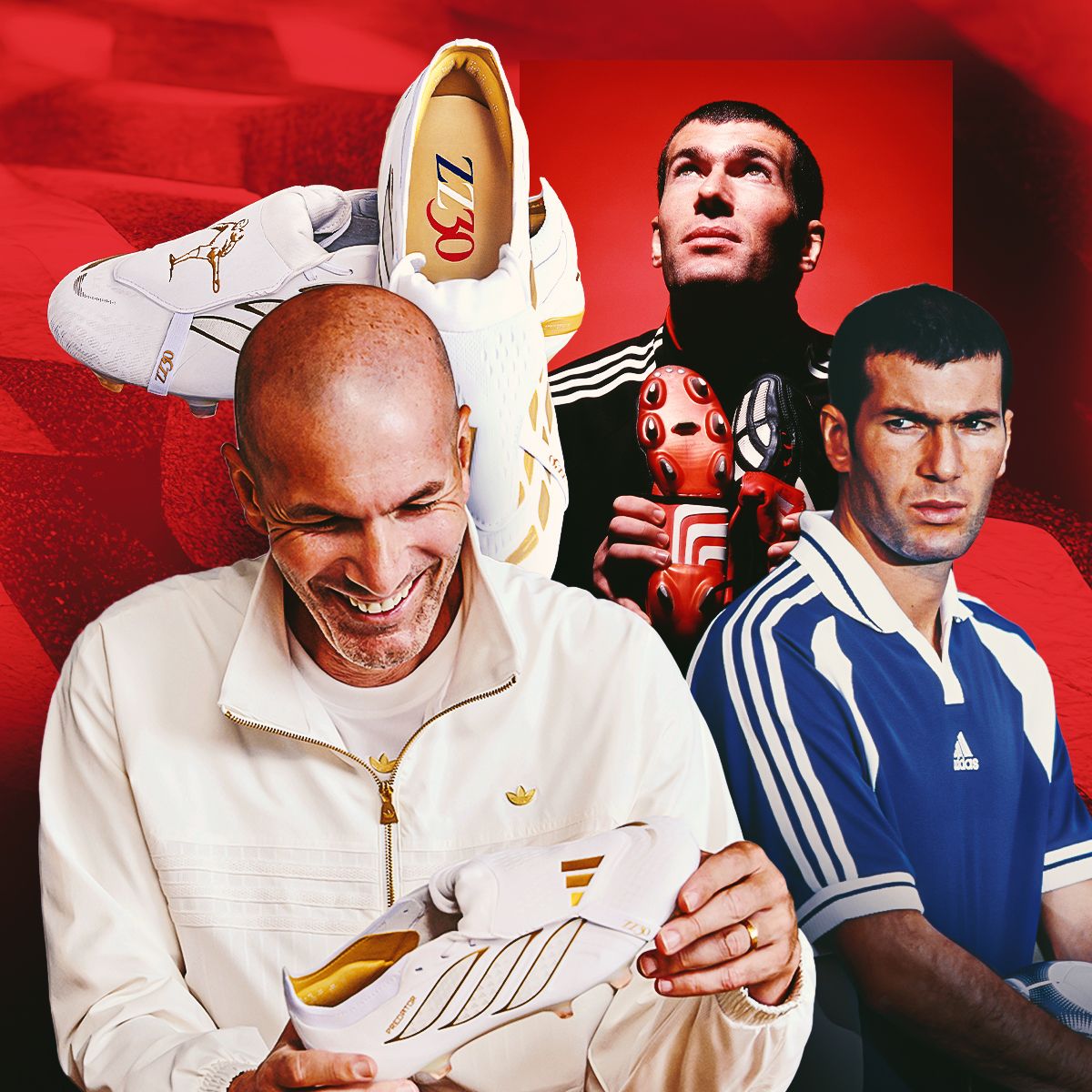 Zinedine Zidane's adidas love affair: How the French maestro